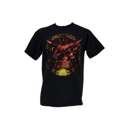 Svart T-shirt Med Bandtryck M