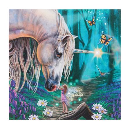 Lisa Parker Fairy Whispers Canvas Framed Plaque One Size Blue/P Blue/Purple/White One Size