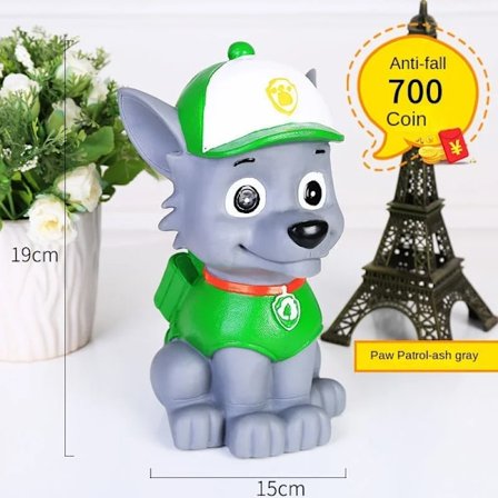 Paw Patrol Chase Skye Lille Sparegris Sød Mønt Pengekasser Opbevaring Børn Legetøj Drenge Piger Sparekasse Boligindretning Børn Gaver
