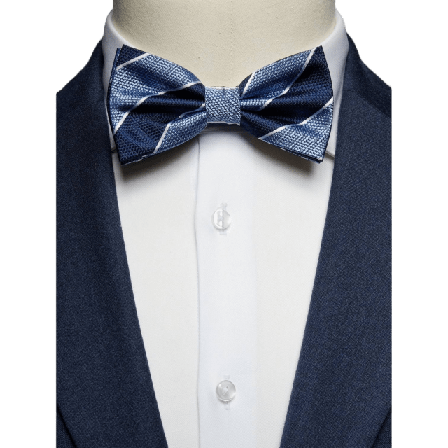 John Henric Bow Tie Stripe Kostymtillbehör Herr Flerfärgad ONESIZE