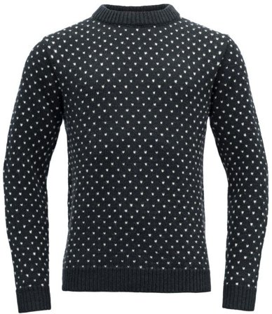 Devold Sørisen Wool Sweater Unisex Ink/Off White
