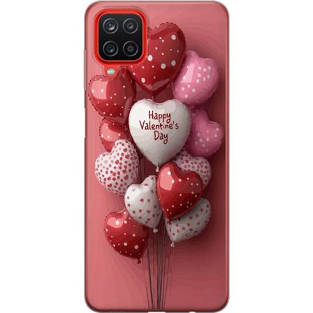 Yhteensopiva Puhelinkuori Samsung Samsung Galaxy A12 Ystävänpäivän ilmapallot