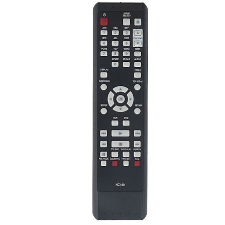 Nc180 Nc180uh Fjernbetjening til Funai DVD VCR Combo Zv427fx4 Zv427fx4a