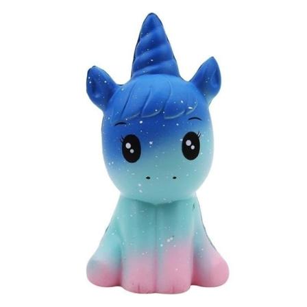 Enhjørning klemmelegetøj (stjernehimmel farve 12cm*6cm) lindrer stress,
