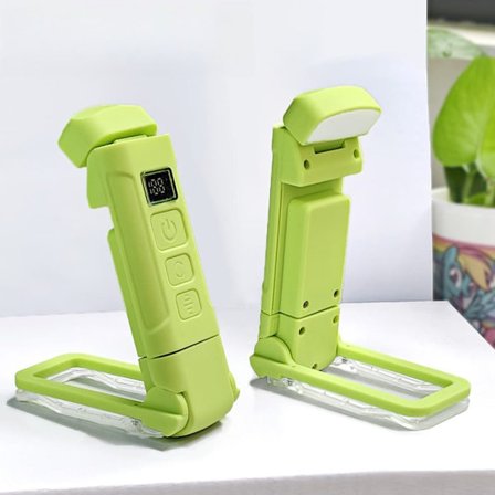USB-oppladbar LED-leselampe med klemme – 3 fargetemperaturer, 6 lysstyrker, perfekt for nattlesing