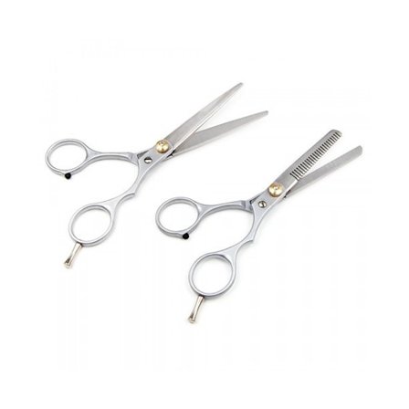 Frisørsaks og udtyndingssaks - Professionelt sæt
