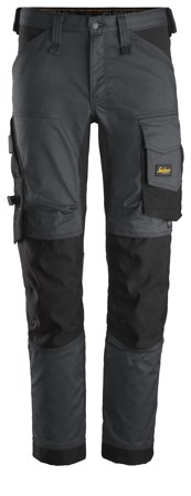 Snickers Workwear 6341 AllroundWork Arbetsbyxa grå/svart Grå/Svart, Kläder