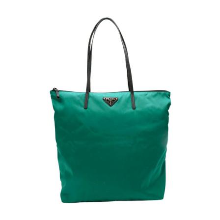 Prada Vintage, Tote Bags Groen, Dames, Maat:ONE Size,nylon