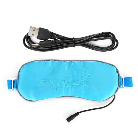 USB-lataus kaukainen infrapunainen kuumakompressori väsymyksen lievittämiseen silmälämmitin silmämaski, sininen