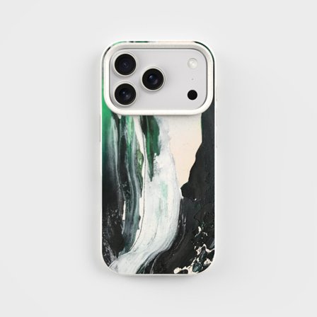 Eco-Friendly PLNTPRTCT Phone Case Teal Blush, Made with Plants, iPhone 17 Pro