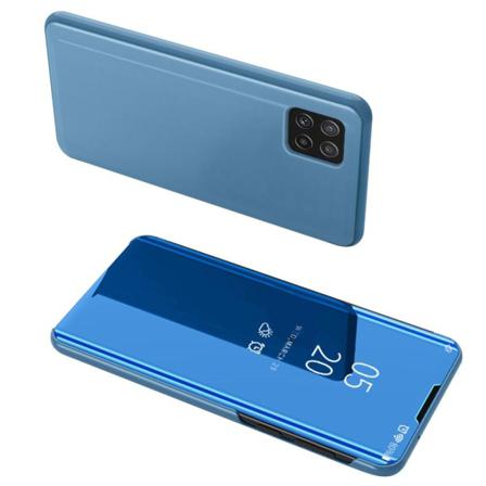 Skalo Samsung A22 5g Clear View Spegel Fodral - Blå Blå
