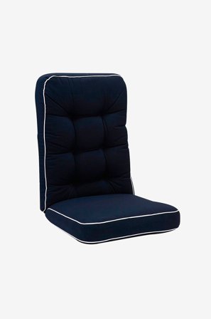 Hillerstorp - Høj Panama-pude Texas - Blå - Hynder & puder - No size - Fra Homeroom