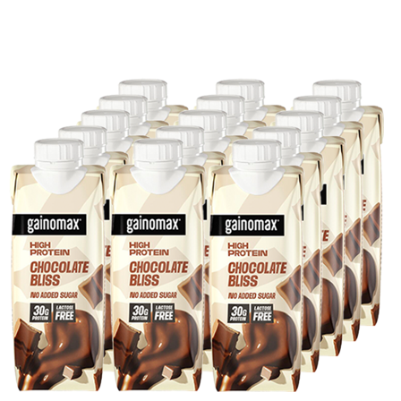 15 x Gainomax High Protein Chocolate 250 ml Kort dato