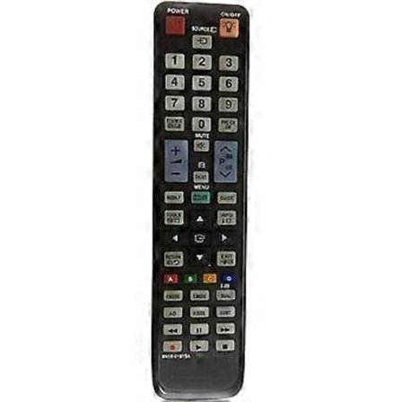 BN59-01015A Korvaava Kaukosäädin Samsung LCD LED TV Älytelevisioille, Ohjain Taustavalolla ja Pehmeillä Painikkeilla, BN59-01040A