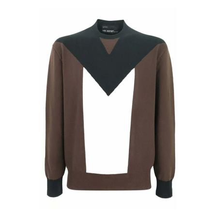 Neil Barrett, Sweatshirt Bruin, Heren, Maat:S