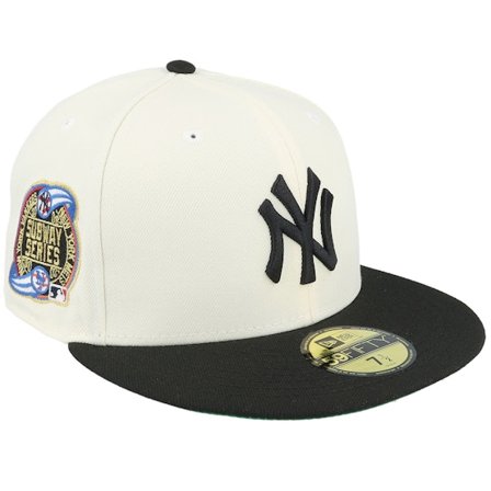 New Era - MLB Weiss fitted Cap - New York Yankees 59FIFTY Chrome/Black Fitted @ Hatstore