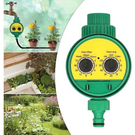 Automatisk vanding timer, programmerbar digital slangehane smart timer sprinkler vandingssystem controller til have gård græsplæne blomst1-