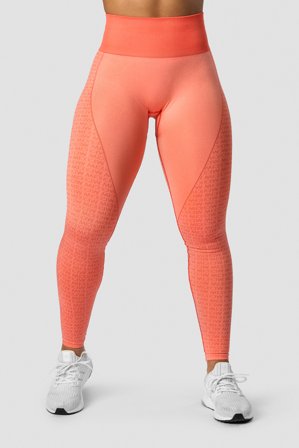 ICANIWILL - Signature Seamless Tights Peach - Treningstights - Dame - ICIW