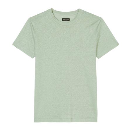 Marc O'Polo, T-shirt Groen, Heren, Maat:M,linnen
