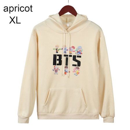 BTS Hoodies Hösttröjor APRICOT XL