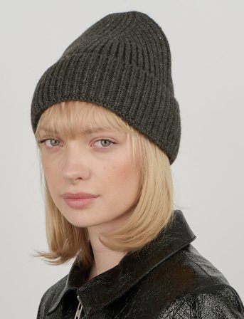 SUI AVA Nico Beanie - Grey - ONE SIZE
