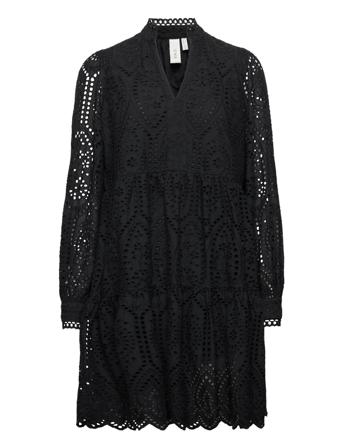 Yasholi Ls Dress S, Dresses Lace Dresses Svart YAS