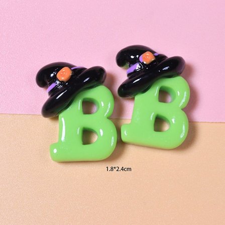 10st Halloween-kollektion manikyr med platt rygg 10 10