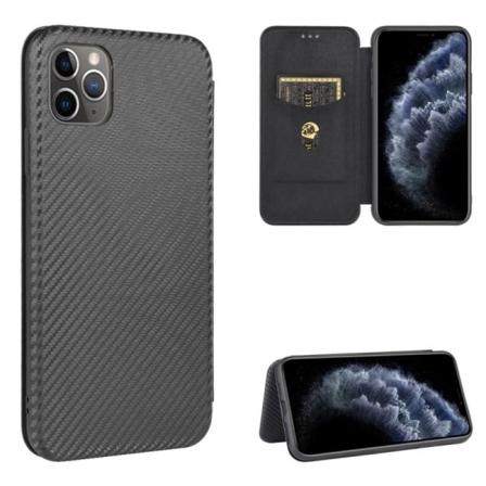 iPhone 11 Pro Max Flip-deksel Kortspor CarbonDreams Black