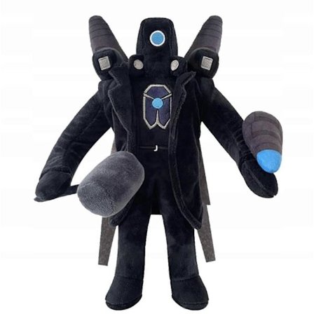 Plysjleketøy Skibidi Wc Titan Kameramann Kongeleke 30cm