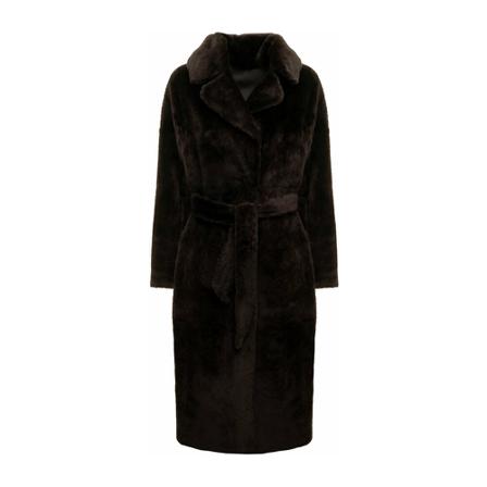 Suprema, Belted Coats Bruin, Dames, Maat:M