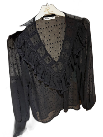 Svart blus från ONLY