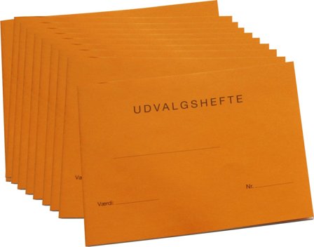 Udvalgshæfte A6 - 10 stk.