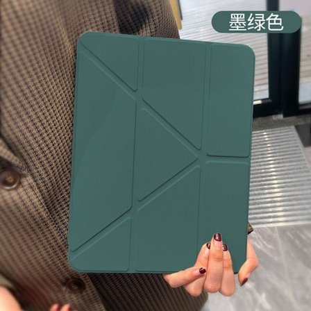 Fodral för iPad 10 10.9 MCC-Y vikbart klassiskt tunt skogsgrönt fruktrem lätt enkelt