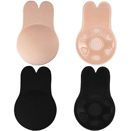 L/XL-2 par selvklæbende bh stropløs rygløs push up bh usynlig