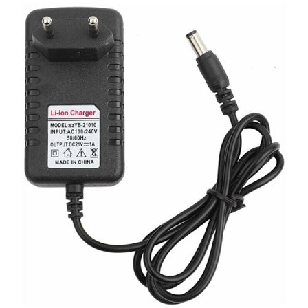 Lithium-batteri-opladeradapter, erstatningsstrømadapter 100-240V 50HZ/60HZ 21V/1A tyk kobberkerne Li-ION-opladeradapter (EU-stik)