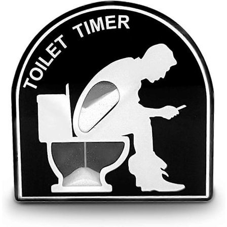 Minut Toilet Timeglass Timer Kreativ Toilet Skammel Timeglass Timer Atmosfære Værktøj Dekompressionsdekoration Til Mænd Lav Far Fars Dag