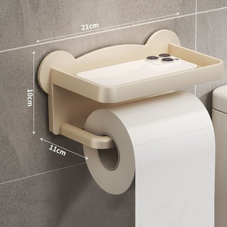 Kylpyhuoneen paperipyyhepidike Toliet rullateline B-BEIGE B-BEIGE