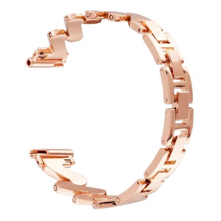 Samsung Galaxy Watch3 45mm / Garmin Venu 3 Armband 22mm Klockarmband Zinklegering - Roséguld