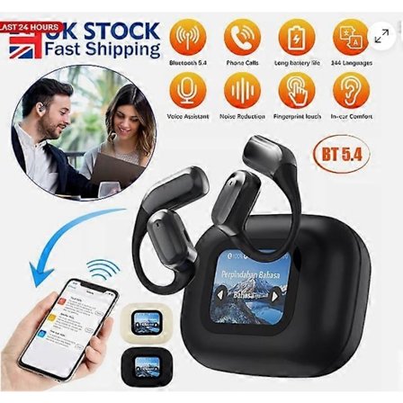 2025 144+ Sprog AI Oversætter Ørepropper Bluetooth Oversættelse i Realtid