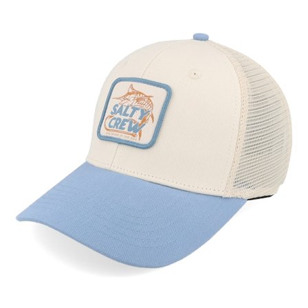 Salty Crew - Weiss trucker Cap - Hook Up Twill Retro Natural Trucker @ Hatstore