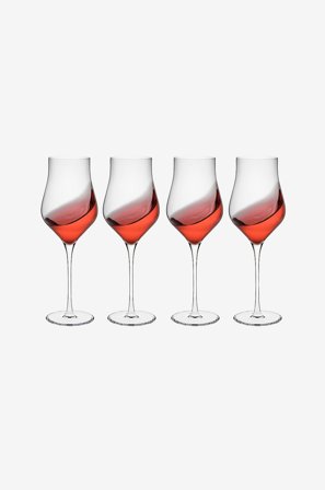 Zelected by Houze - Glas Grace Rosé klar 4-p - Transparent - Vinglas - Från Homeroom