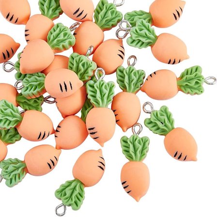 30 kpl Charms Porkkana Riipukset Porkkana Charms