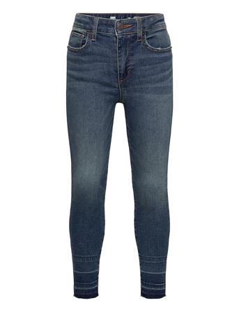 Kids High Rise Ankle Jeggings With Max Stretch Blue GAP