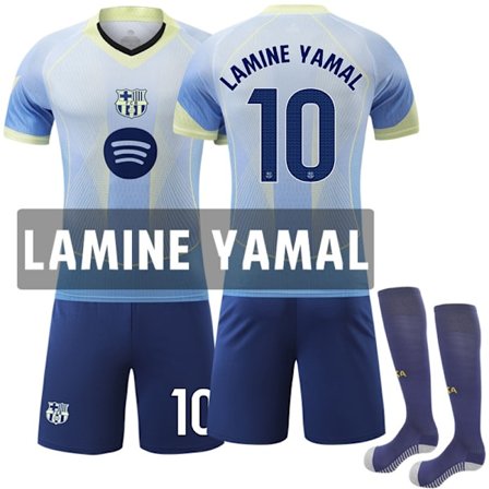 2025-2026 Barcelona Hjemme Special Edition Fotballdrakt for Barn Nr. 10 Yamal - Perfekt