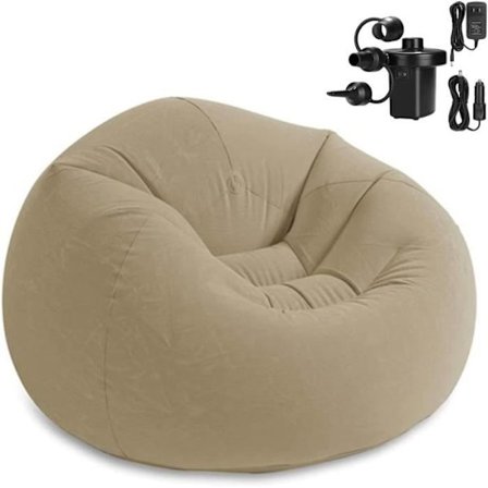 Uppblåsbar soffa, uppblåsbar soffa med uppblåsbar pump