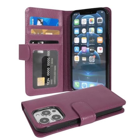 Fodral för Apple iPhone 13 PRO i VIOLET ORCHID Cover skyddskortplatser