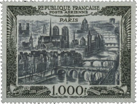 Frankrig 1950 - Luftpost YT 29 - Stemplet