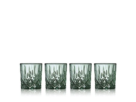 LYNGBY GLAS SHOTGLASS SORRENTO 4CL 4STK GRØNN