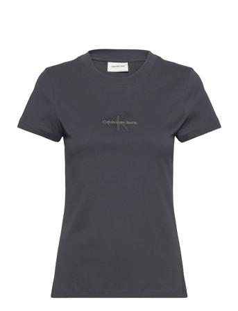 Monologo Slim Tee Calvin Klein Jeans Black