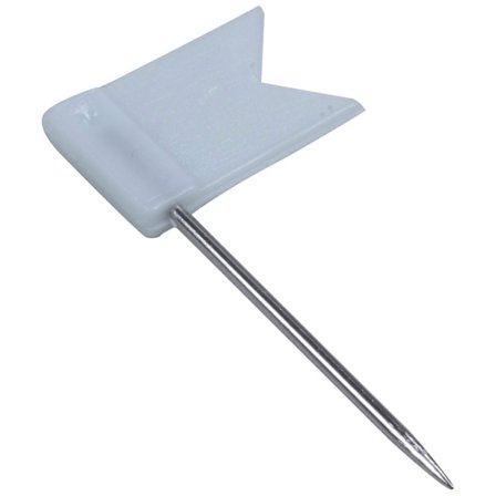 100 Flagformade kartnålar kork anslagstavla ritstift trycknål vit